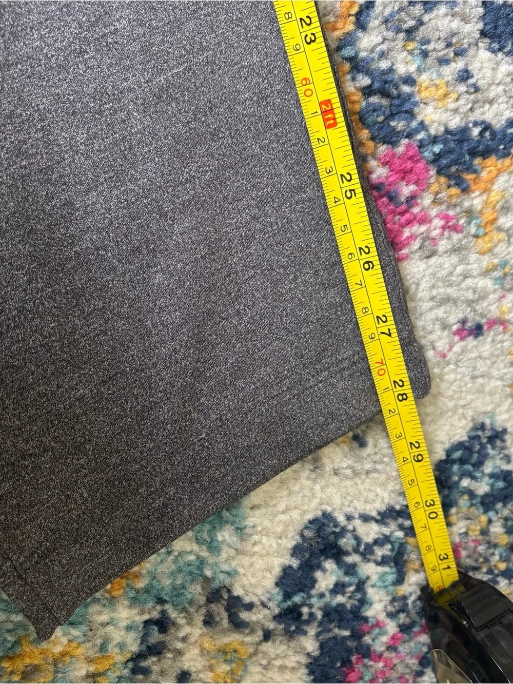 Lululemon on the fly women’s straight leg pants size 12 Heathered grey travel